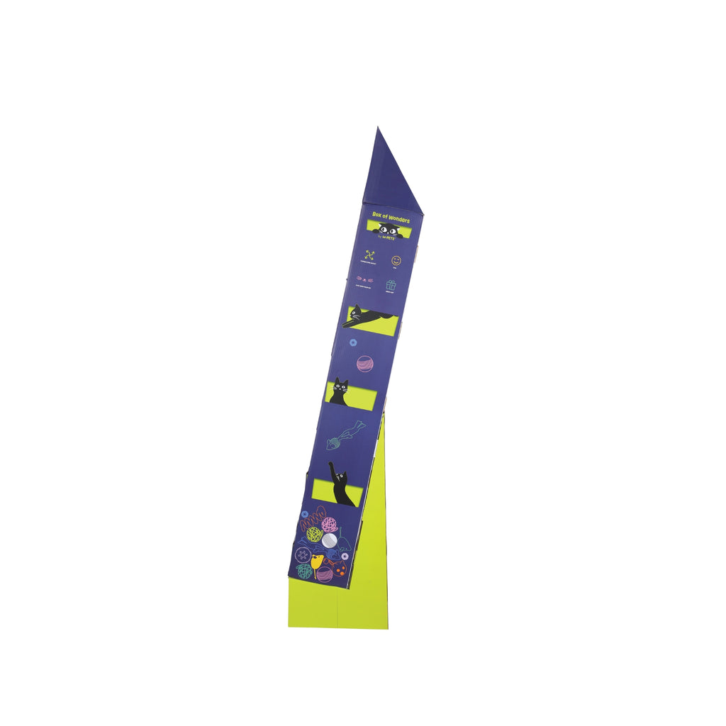 Espositore giocattoli per gatti WONDERS - 10 scatole espositive di vari giocattoli per gatti 950